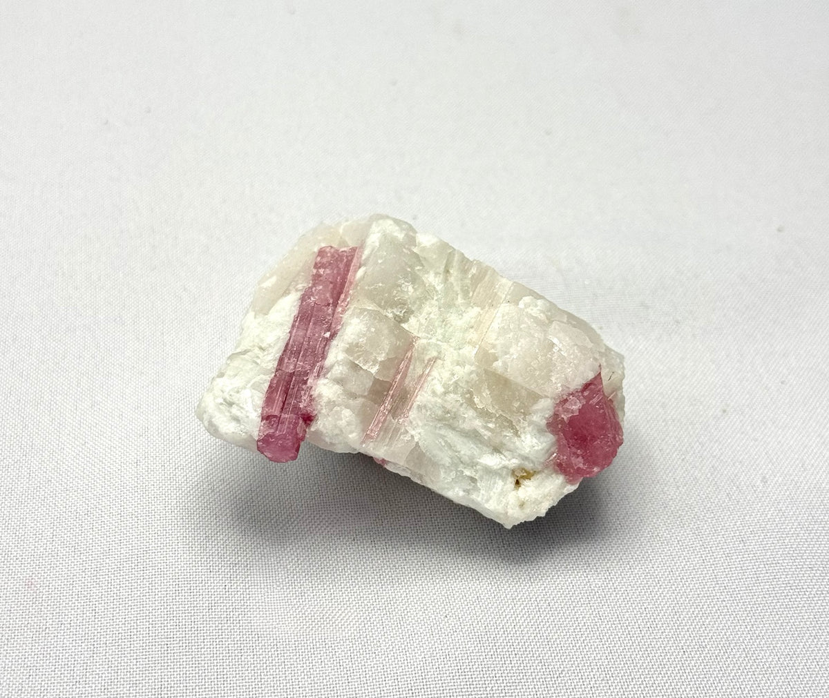 Pink Tourmaline on Quartz