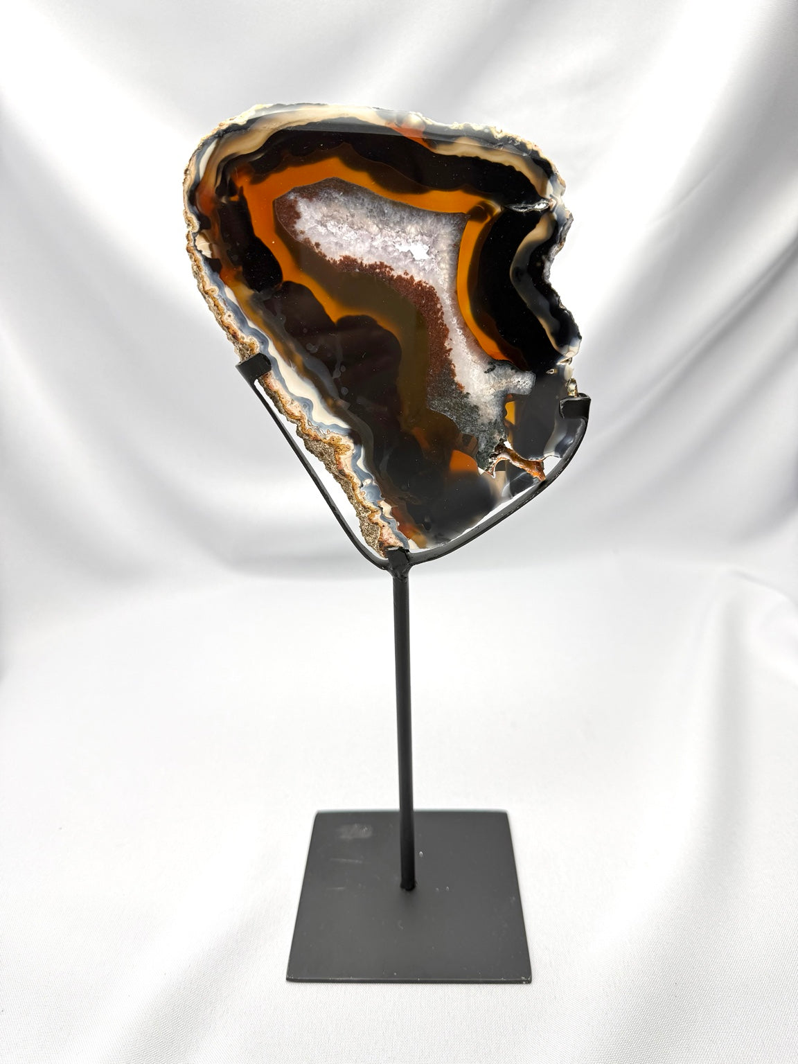 Agate Slab on Stand