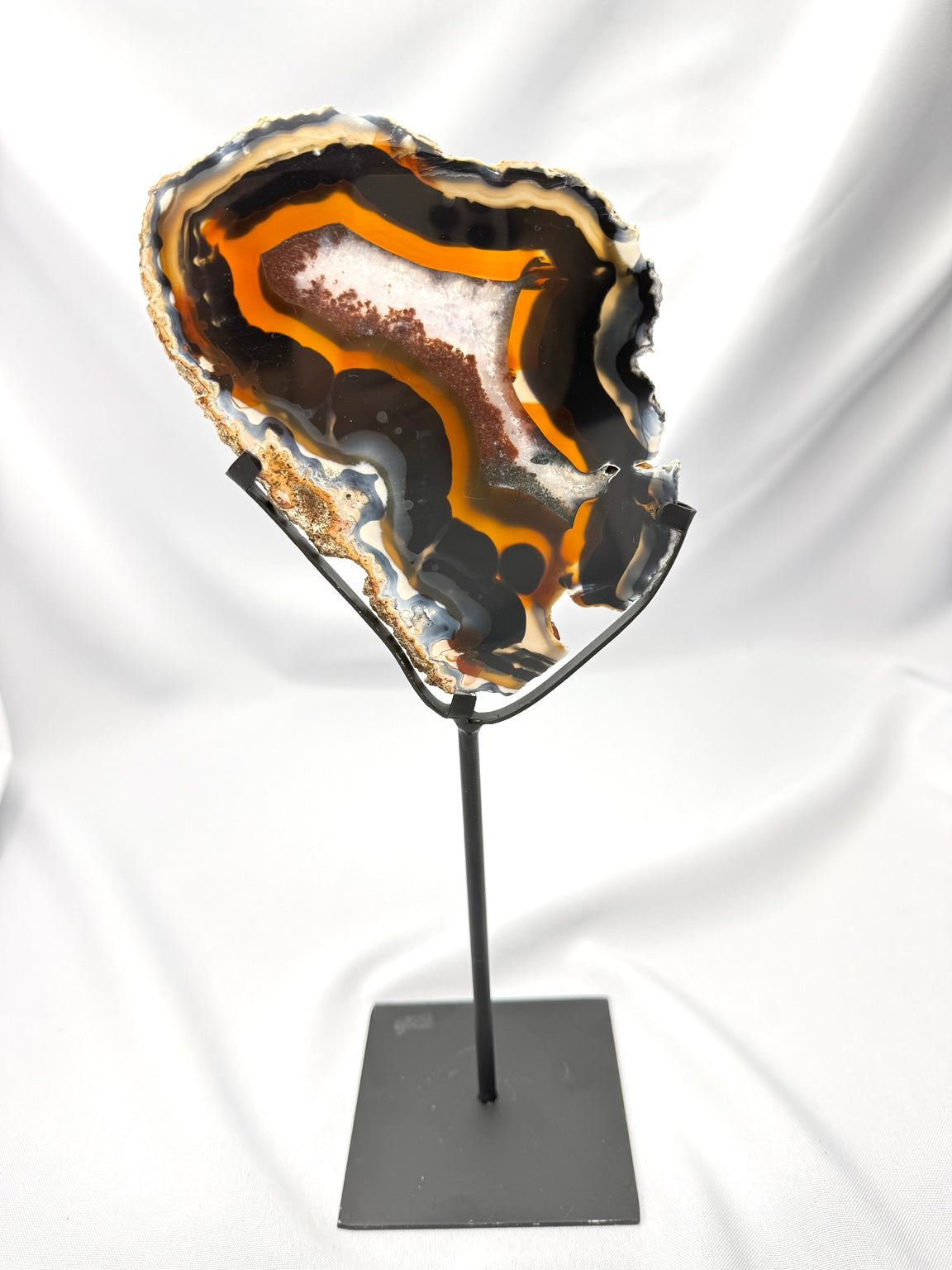 Agate Slab on Stand