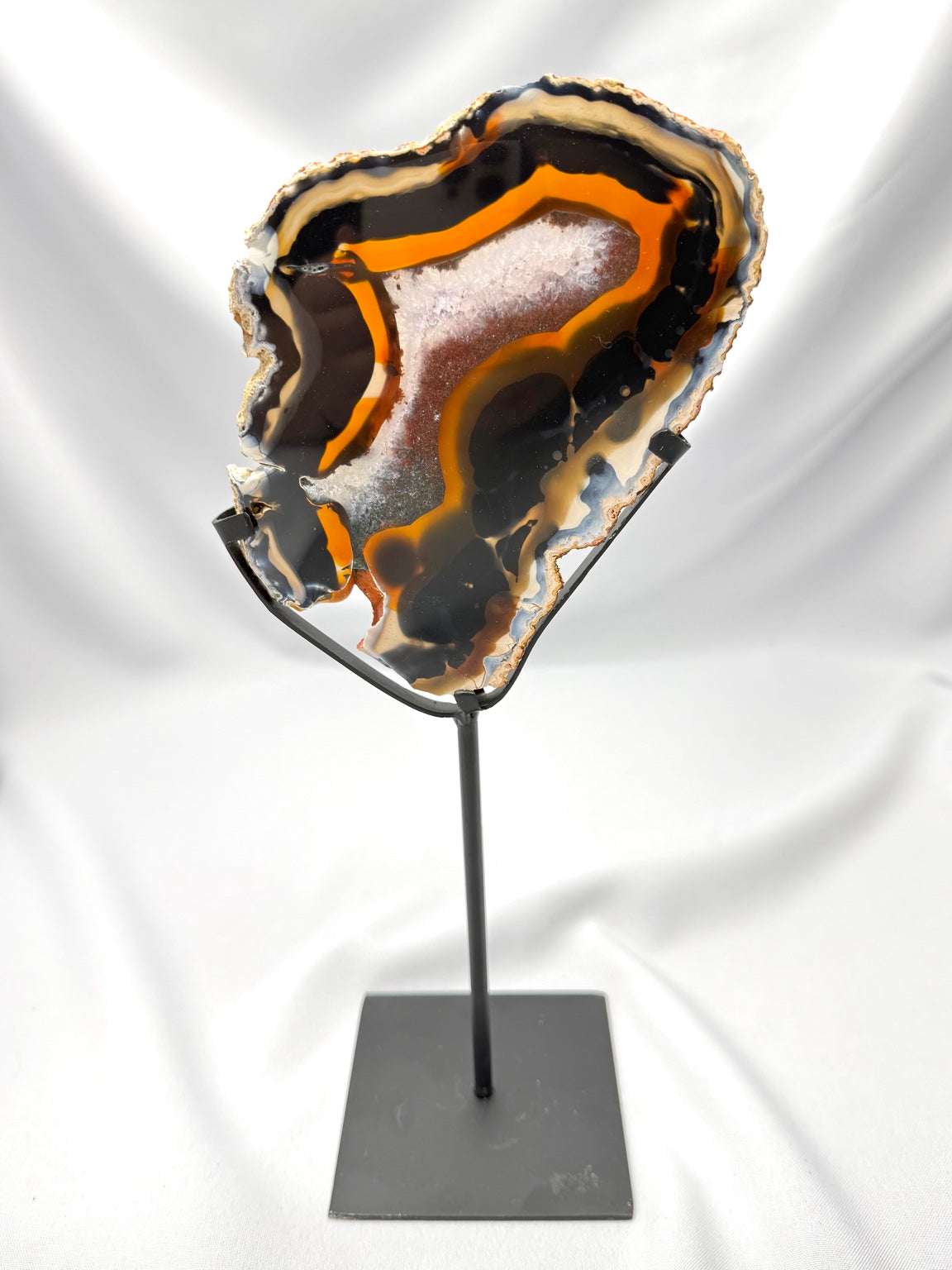 Agate Slab on Stand