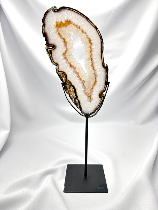 Agate Slab on Stand