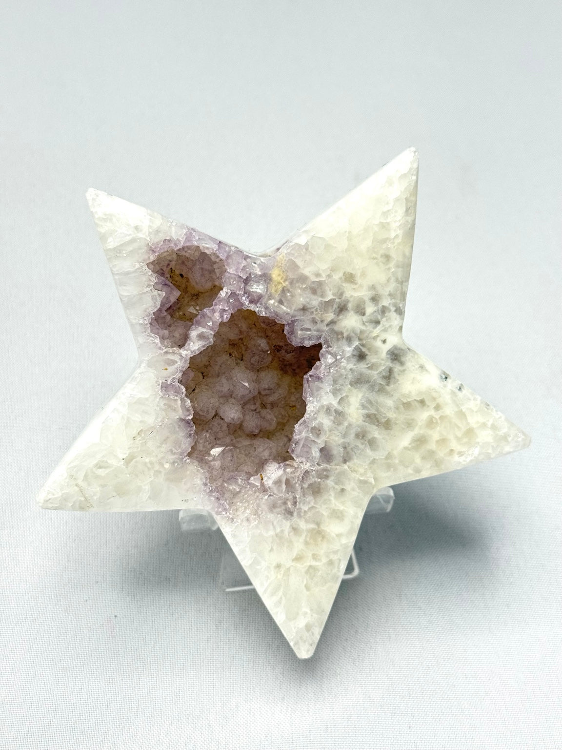 Agate Star Big with Druzy