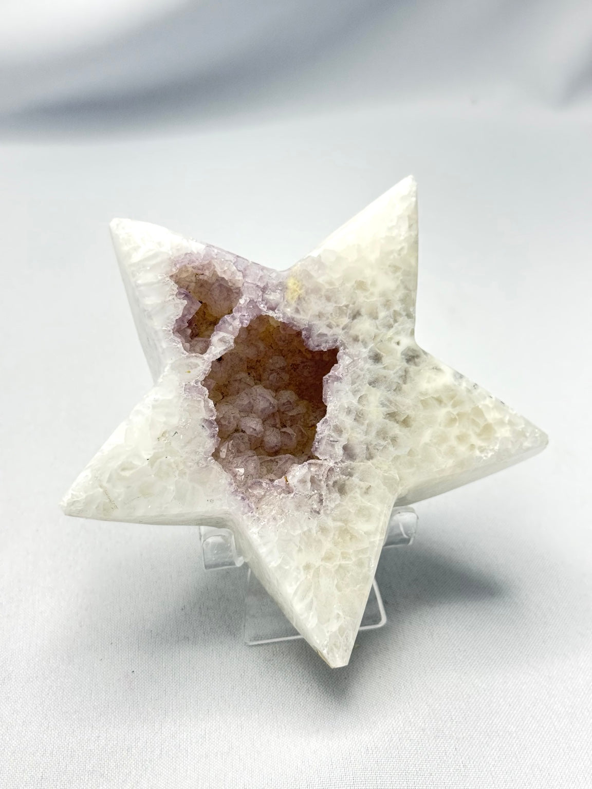Agate Star Big with Druzy