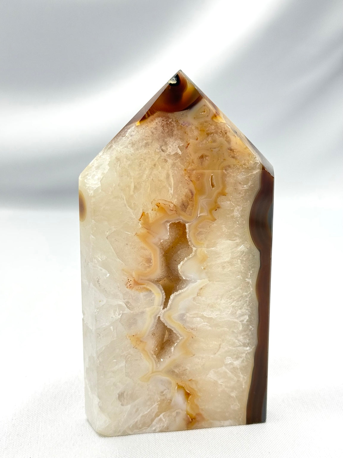 Agate Druzy Tower