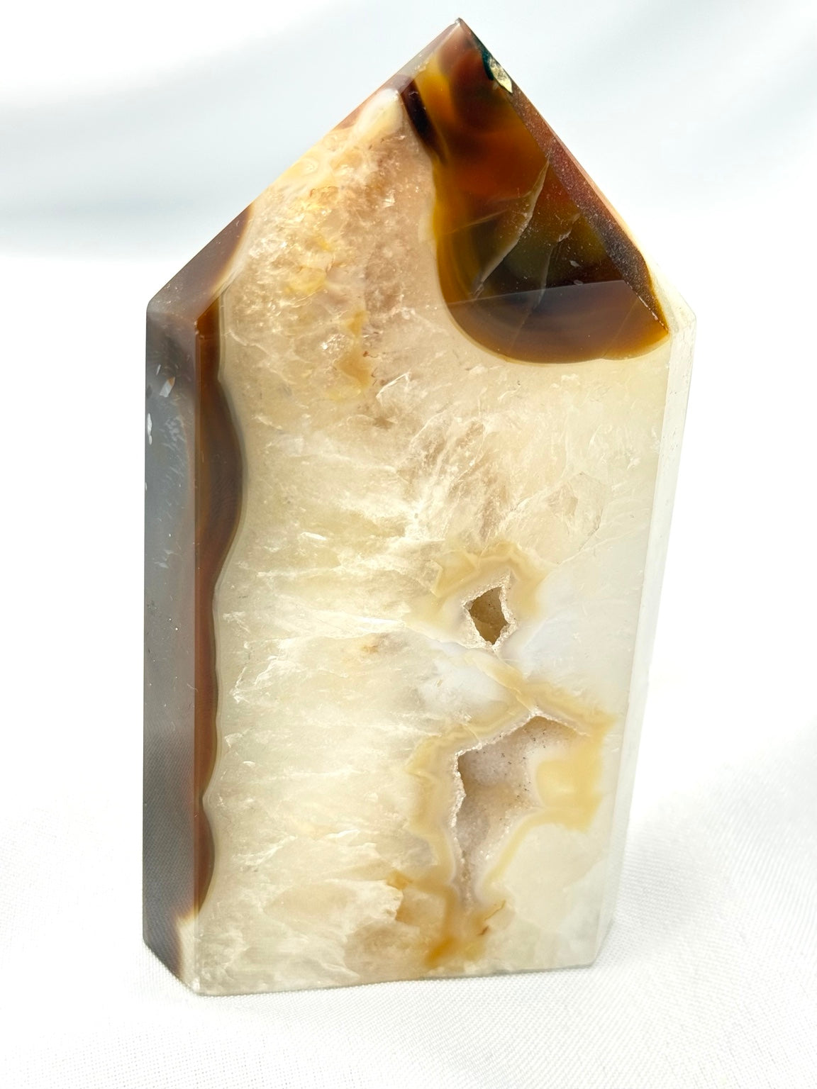 Agate Druzy Tower