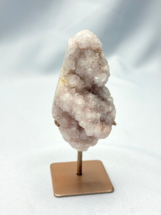 Pink Amethyst Druzy on Stand