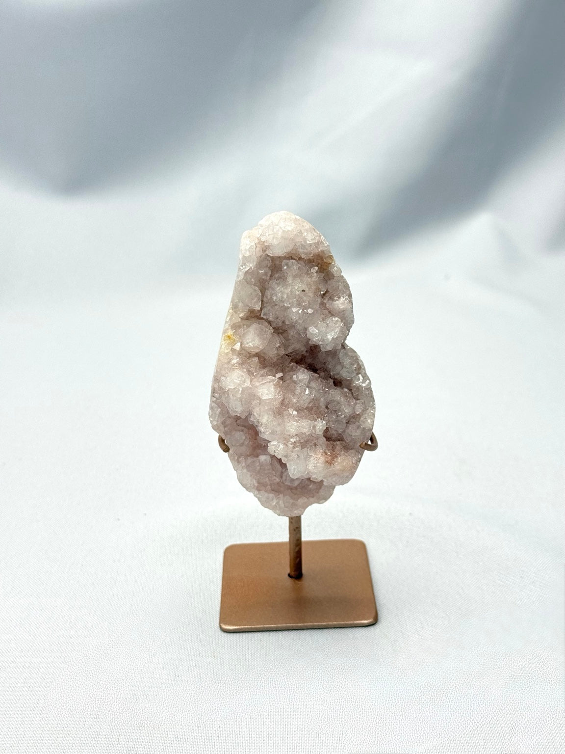 Pink Amethyst Druzy on Stand